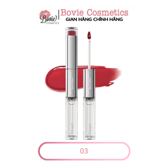 Son Bóng AZTK 2 Đầu Candy Double Touch Lipgloss Đầu Son Bùn Mờ Đầu Son Bóng Tráng Gương 1.7ml+1.7ml