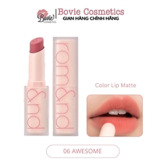 Son thỏi Romand New Zero Matte Lipstick