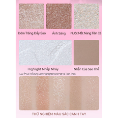 Bảng Phấn Mắt 5 Ô VEECCI Gợn Sóng Nước Veecci Dream Summer Eye Shadow