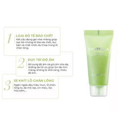 Gel Tẩy Tế Bào Chết Chiết Xuất Rau Má Dr.Pepti Centella Turnover Soft Peeling Gel