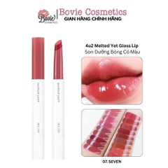 Son Dưỡng Bóng 4u2 Melted Yet Gloss Lip Son Kem Lì Mềm Mịn