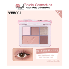 VEECCI Bảng Phấn Mắt Năm Màu Ngọc Trai Shimmer VC004