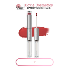 Son Bóng AZTK 2 Đầu Candy Double Touch Lipgloss Đầu Son Bùn Mờ Đầu Son Bóng Tráng Gương 1.7ml+1.7ml