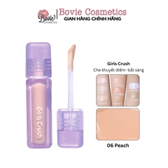 Kem che khuyết điểm, tạo khối và bắt sáng dạng lỏng Girls Crush Watery Velvet Liquid Concealer