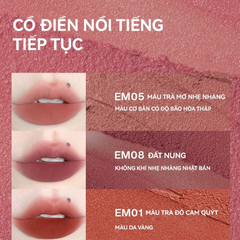 Son Kem Bùn & Má Hồng Mịn Môi Lâu Trôi Into You Shero Super Matte Lip & Cheek Mud 2g