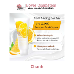 Kem Dưỡng Da Tay 3W Clinic Hand Cream 100ml