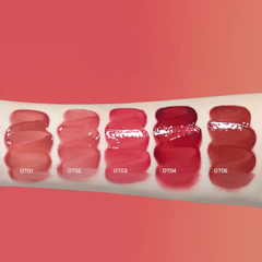Son Tint Bóng INTO YOU Vỏ Đỏ ONE SHOT Độ Bóng Cao Lip Tint