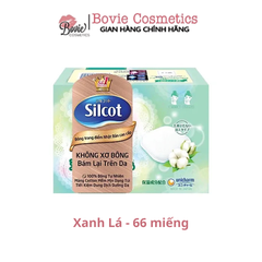 Bông trang điểm Silcot Nhật Bản không xù bông, thấm hút dung dịch giúp tiết kiệm mỹ phẩm dưỡng da