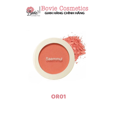 Phấn má hồng mềm mịn lâu trôi the SAEM Saemmul Single Blusher (5g)