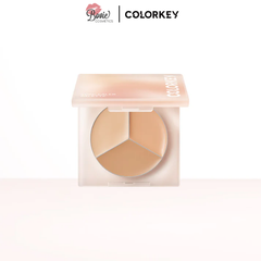 Bảng Che Khuyết Điểm Ba Màu Colorkey Targeting Three-Colour Concealer Palette 3.9g