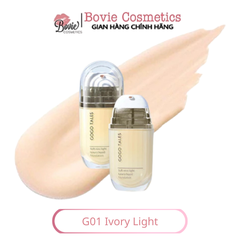 Kem nền GOGO TALES mỏng mịn che khuyết điểm tự nhiên Light Transparent Makeup Holding Liquid Foundation GT518