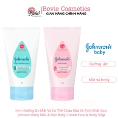 Kem Dưỡng Ẩm Mặt Và Cơ Thể Johnson's Baby Face & Body
