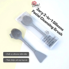 CỌ RỬA MẶT & ĐẮP MẶT NẠ JARY 2-IN-1 SILICONE FACIAL CLEANSING BRUSH
