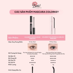 Chuốt Mi Cong Và Dày Colorkey Volumizing & Curling Mascara