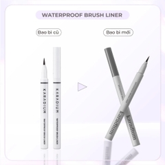 Bút dạ kẻ mắt Karadium Waterproof Brush Liner Black Eyeliner