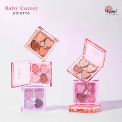 Bảng Phấn Mắt 4 Ô Hình Trái Tim ODBO Baby Cutesy Palette OD2035