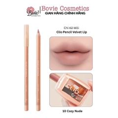 Chì Kẻ Viền Môi Clio Velvet Lip Pencil (Kèm chuốt)