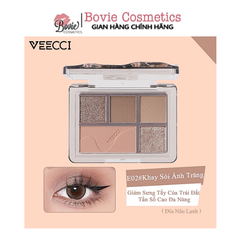 VEECCI Bảng Phấn Mắt Năm Màu Ngọc Trai Shimmer VC004