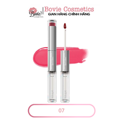 Son Bóng AZTK 2 Đầu Candy Double Touch Lipgloss Đầu Son Bùn Mờ Đầu Son Bóng Tráng Gương 1.7ml+1.7ml