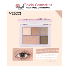 VEECCI Bảng Phấn Mắt Năm Màu Ngọc Trai Shimmer VC004