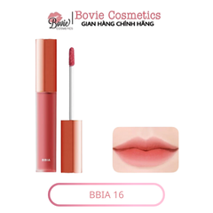 (Vegan - 2023) Son kem lì Bbia Last Velvet Lip Tint Version 8 Full màu