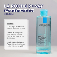 Nước Tẩy Trang Cho Da Nhạy Cảm La Roche-Posay Micellar Water Ultra