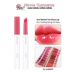 Son Dưỡng Bóng 4u2 Melted Yet Gloss Lip Son Kem Lì Mềm Mịn