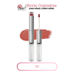 Son Bóng AZTK 2 Đầu Candy Double Touch Lipgloss Đầu Son Bùn Mờ Đầu Son Bóng Tráng Gương 1.7ml+1.7ml