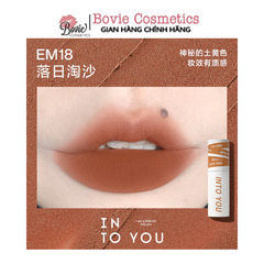 Son Kem Bùn & Má Hồng Mịn Môi Lâu Trôi Into You Shero Super Matte Lip & Cheek Mud 2g