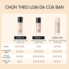 Kem Nền Carslan Dạng Lỏng Kiểm Soát Dầu Lâu Trôi Chống Thấm Nước Suốt 24h
