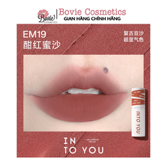 Son Kem Bùn & Má Hồng Mịn Môi Lâu Trôi Into You Shero Super Matte Lip & Cheek Mud 2g
