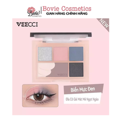 VEECCI Bảng Phấn Mắt Năm Màu Ngọc Trai Shimmer VC004
