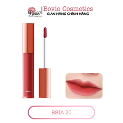 (Vegan - 2023) Son kem lì Bbia Last Velvet Lip Tint Version 8 Full màu
