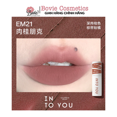 Son Kem Bùn & Má Hồng Mịn Môi Lâu Trôi Into You Shero Super Matte Lip & Cheek Mud 2g