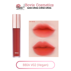 (Vegan - 2023) Son kem lì Bbia Last Velvet Lip Tint Version 8 Full màu