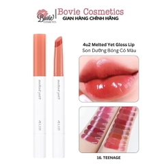 Son Dưỡng Bóng 4u2 Melted Yet Gloss Lip Son Kem Lì Mềm Mịn