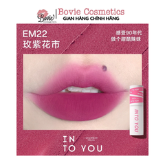 Son Kem Bùn & Má Hồng Mịn Môi Lâu Trôi Into You Shero Super Matte Lip & Cheek Mud 2g