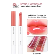 Son Dưỡng Bóng 4u2 Melted Yet Gloss Lip Son Kem Lì Mềm Mịn