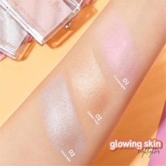 Phấn bắt sáng Odbo Glowing Skin Highlighter OD1304 mịn dễ tán