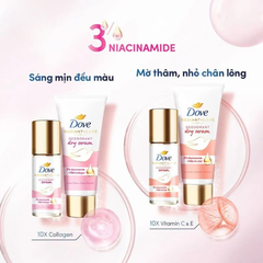 Lăn Ngăn Mùi Dove Tinh Chất Serum Sáng Mịn Đều Màu 45ml ( Dạng lăn )