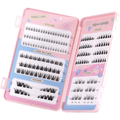 VEECCI Sách Lông Mi Giả Trang Điểm Chùm VC006