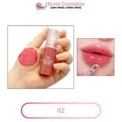 Son Bóng 4U2 Plumping Gloss Đầu Cọ Thép Massage Môi, Dưỡng Môi Mềm Căng Mọng 35g