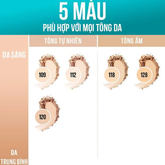 Phấn Phủ Dạng Nén Che Phủ Hoàn Hảo, Kiềm Dầu Hiệu Quả Maybelline Fit Me Matte Poreless Powder SPF32 /PA+++ 6g - Hộp Tròn