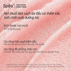Tẩy Tế Bào Chết Da Đầu SPES Muối Biển Kiềm Dầu, Phục Hồi và Phồng Tóc - Màu Cam