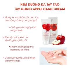 Kem Dưỡng Da Tay 3W Clinic Hand Cream 100ml