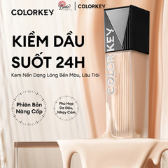 Kem Nền Mỏng Nhẹ, Lâu Trôi, Dành Cho Da Dầu Colorkey Long Lasting Flawless Liquid Foundation 30g