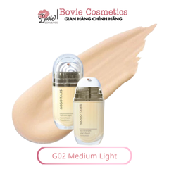 Kem nền GOGO TALES mỏng mịn che khuyết điểm tự nhiên Light Transparent Makeup Holding Liquid Foundation GT518