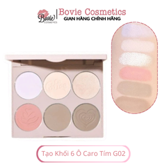 Bảng Tạo Khối 6 Ô Gogo Tales Nude Light Shadow Highlight Contouring Disk 168g GT445