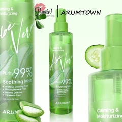 Xịt Khoáng Lô Hội Cấp Ẩm Dịu Da Arumore Aloe Vera Soothing Mist 200ML