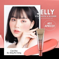 Kem Má Hồng Và Phấn Mắt Browit By NongChat Jelly Eyeshadow & Blusher 10g